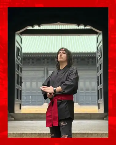 MissaSinfonia vestido de ninja